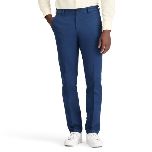 Izod American Chino Flat-Front Slim Fit Pant - Navy