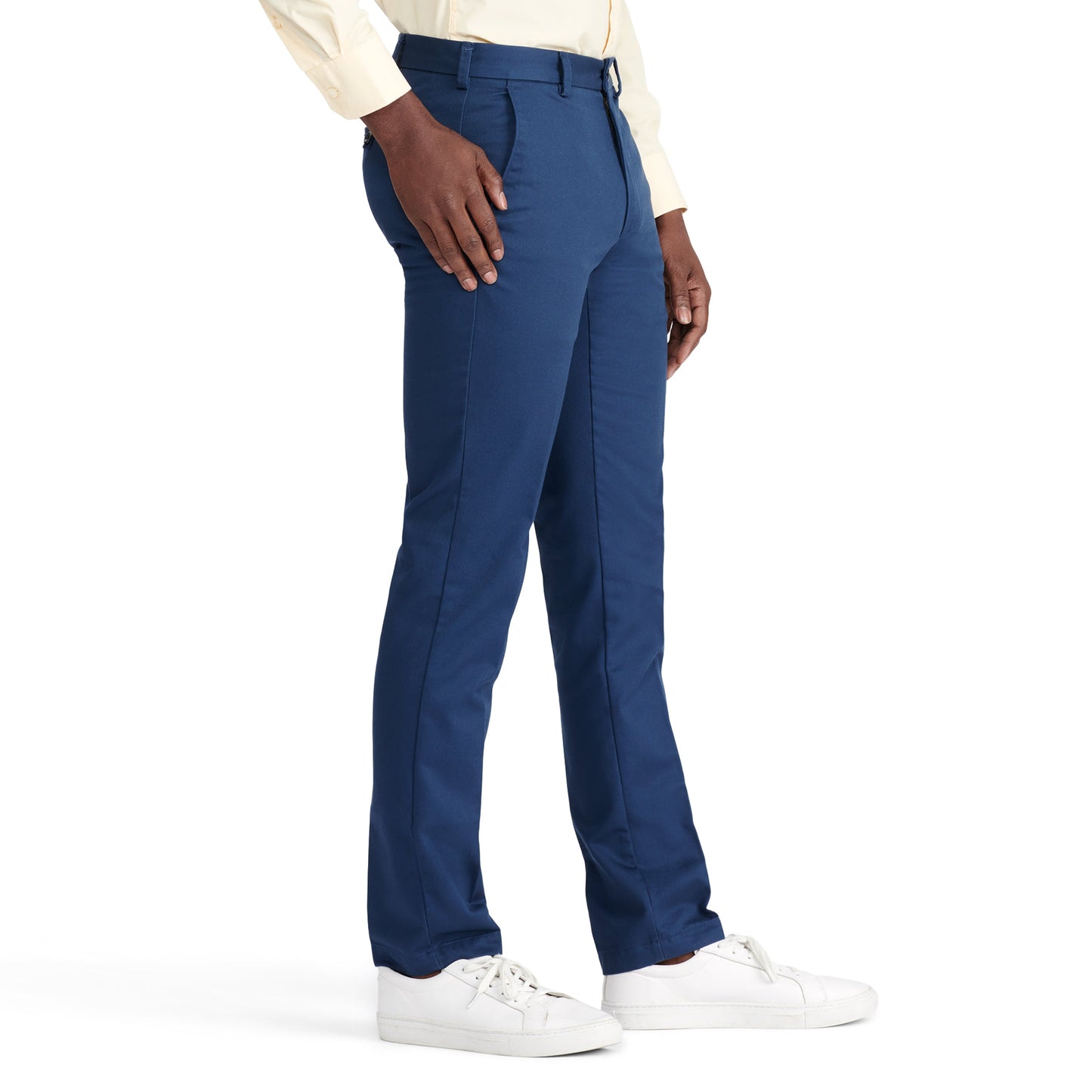 Izod American Chino Flat-Front Slim Fit Pant - Navy