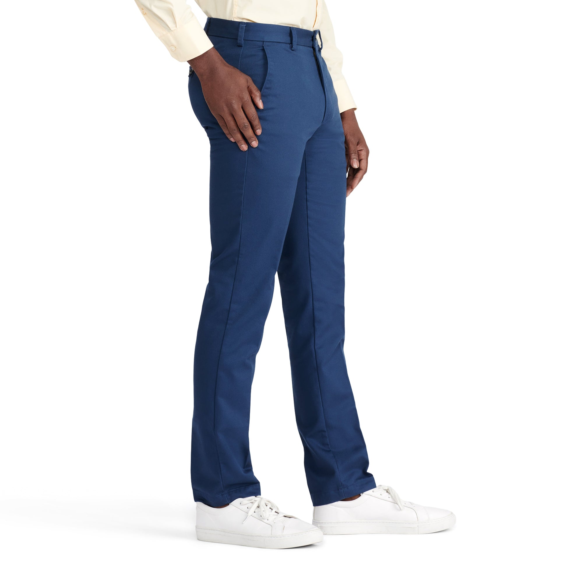 Izod American Chino Flat-Front Slim Fit Pant - Navy