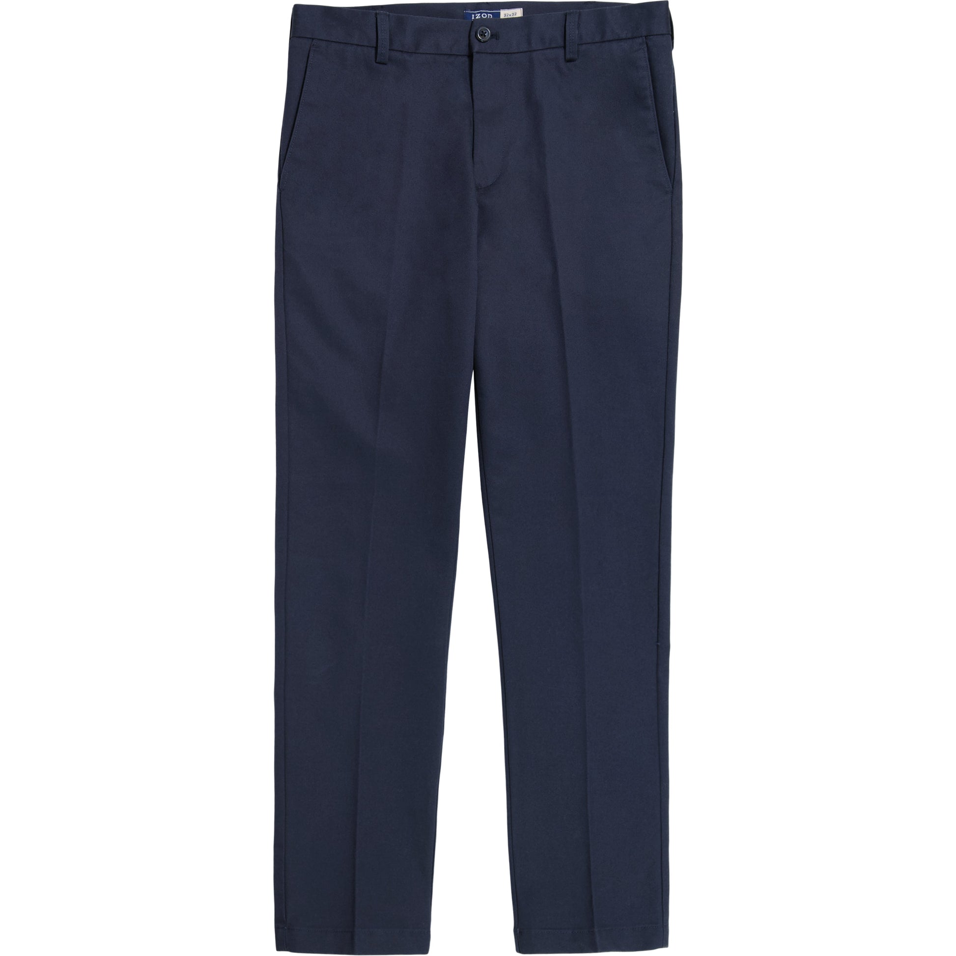Izod American Chino Flat-Front Slim Fit Pant - Navy