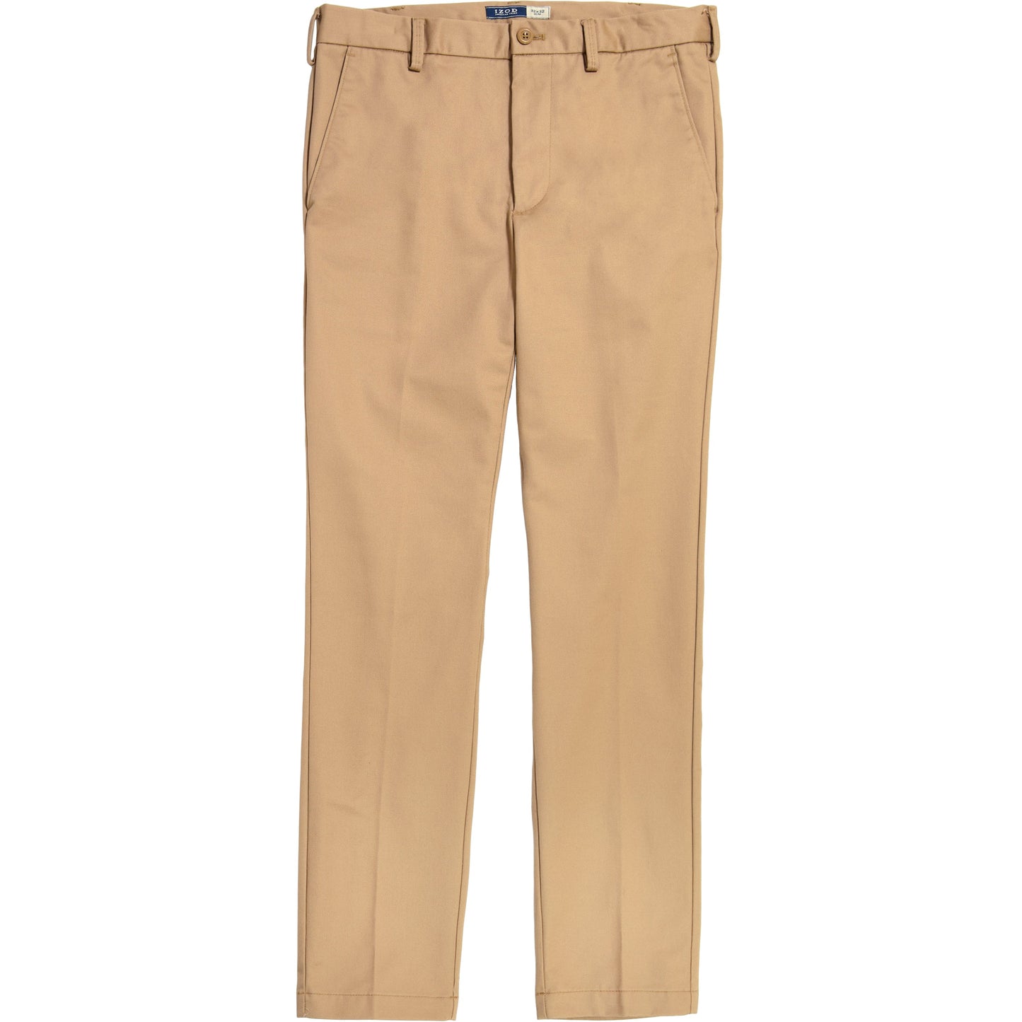 Izod American Chino Flat-Front Slim Fit Pant - English Khaki