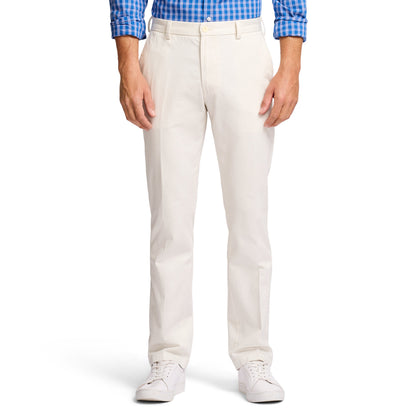 Izod American Chino Flat-Front Straight Fit Pant - Pumice