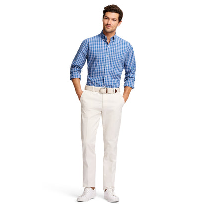 Izod American Chino Flat-Front Straight Fit Pant - Pumice