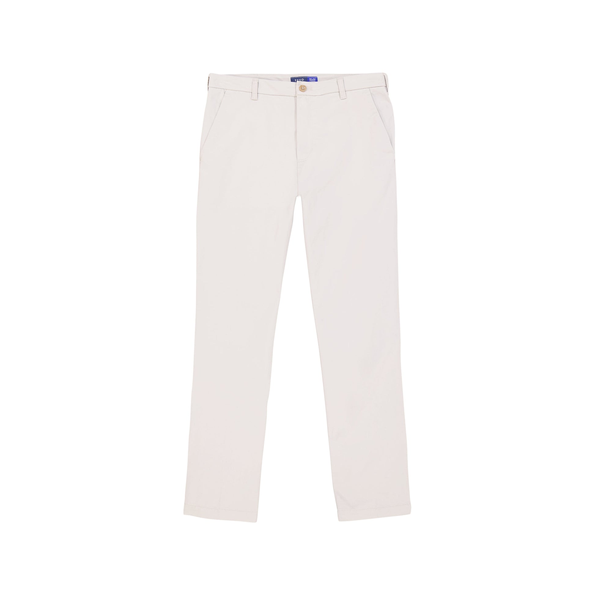Izod American Chino Flat-Front Straight Fit Pant - Pumice