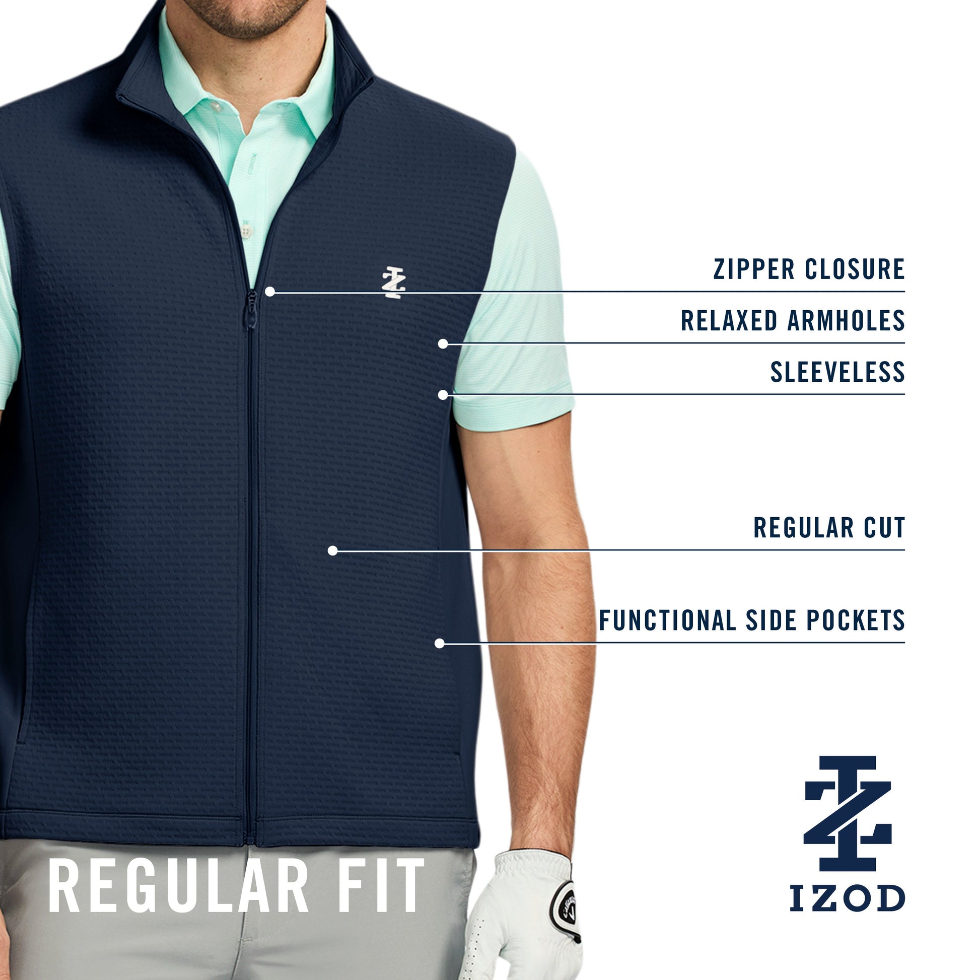 Izod HYDRASHIELD VEST - BLACK
