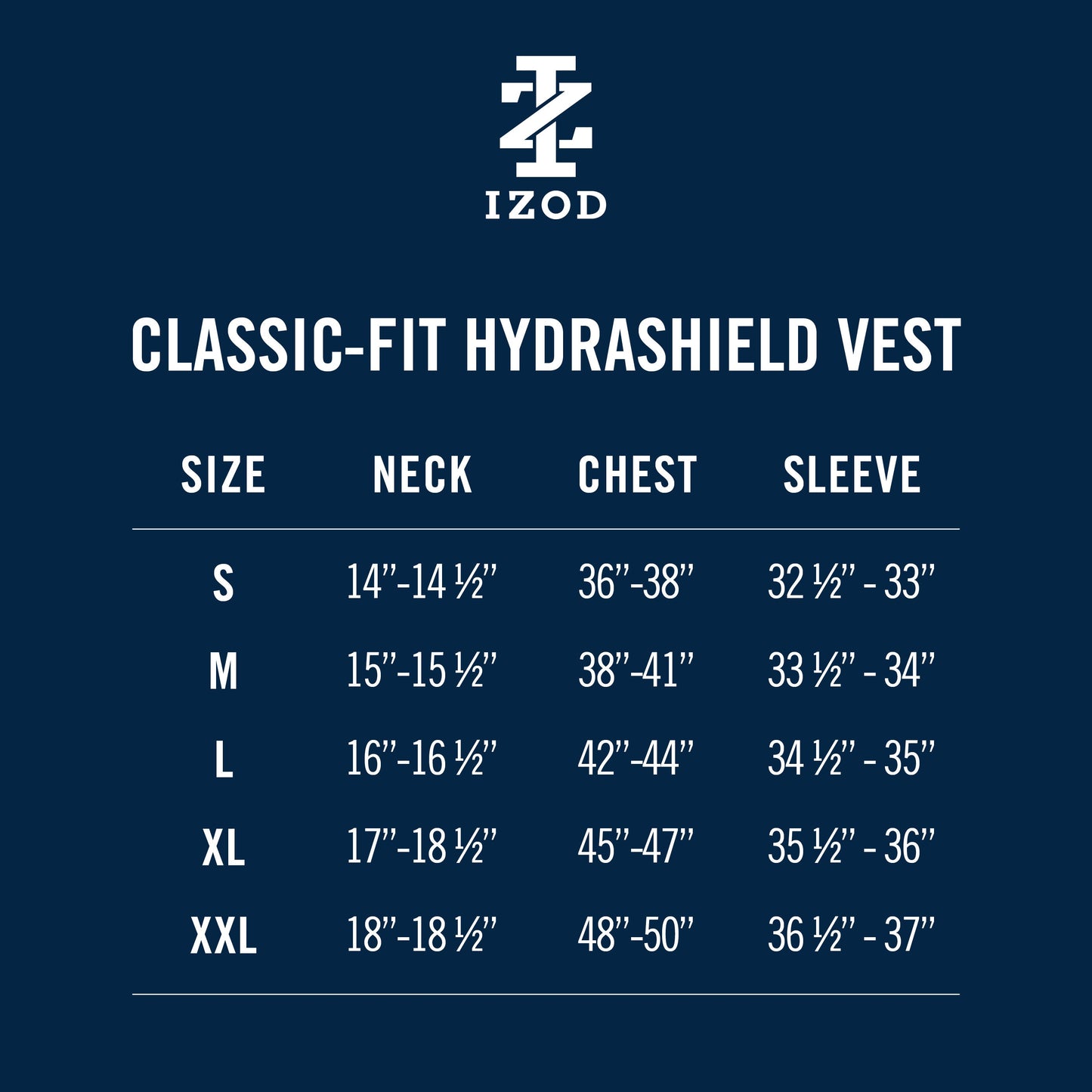 Izod HYDRASHIELD VEST - MOONLIGHT BLUE