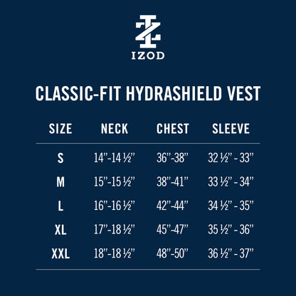Izod HYDRASHIELD VEST - NAVY BLAZER