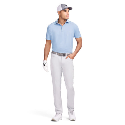Izod GOLF SWINGFLEX ELITE MESH POLO - PLACID BLUE