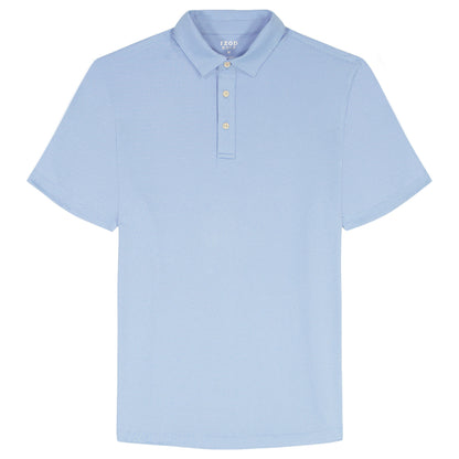 Izod GOLF SWINGFLEX ELITE MESH POLO - PLACID BLUE