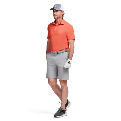 Izod GOLF SWINGFLEX ELITE MESH POLO - ROSE OF SHARON