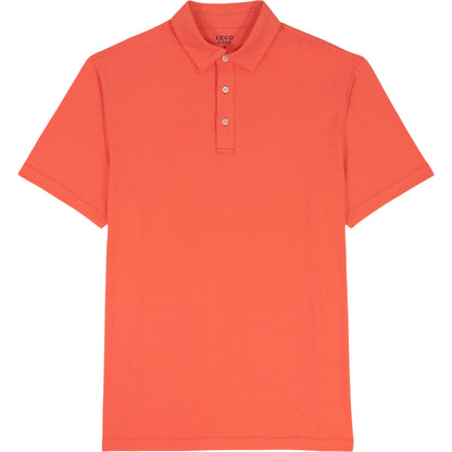 Izod GOLF SWINGFLEX ELITE MESH POLO - ROSE OF SHARON
