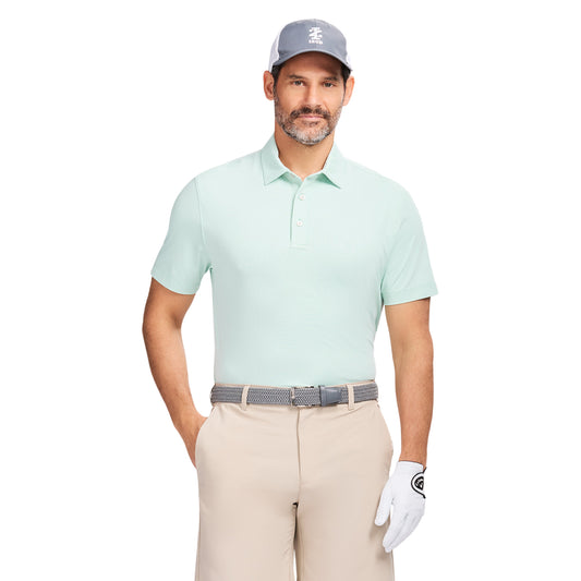 Izod GOLF SWINGFLEX ELITE MESH POLO - SURF SPRAY