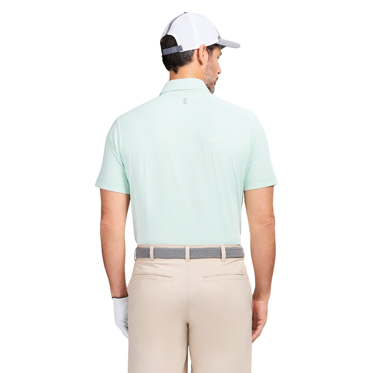 Izod GOLF SWINGFLEX ELITE MESH POLO - SURF SPRAY