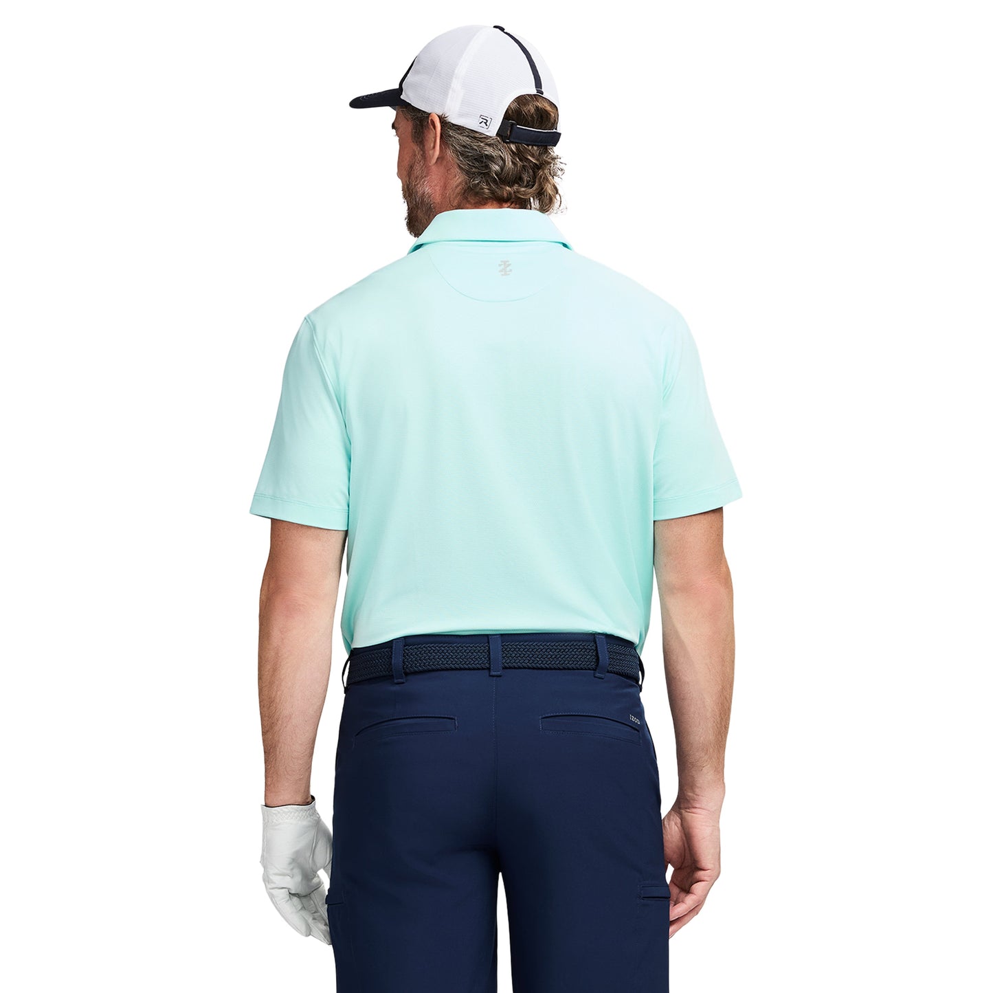 Izod GOLF SWINGFLEX ELITE MESH POLO - TANAGER TURQUOISE