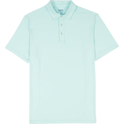 Izod GOLF SWINGFLEX ELITE MESH POLO - TANAGER TURQUOISE