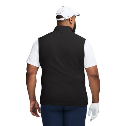 Izod Big & Tall Golf Hydrashield Vest - Black