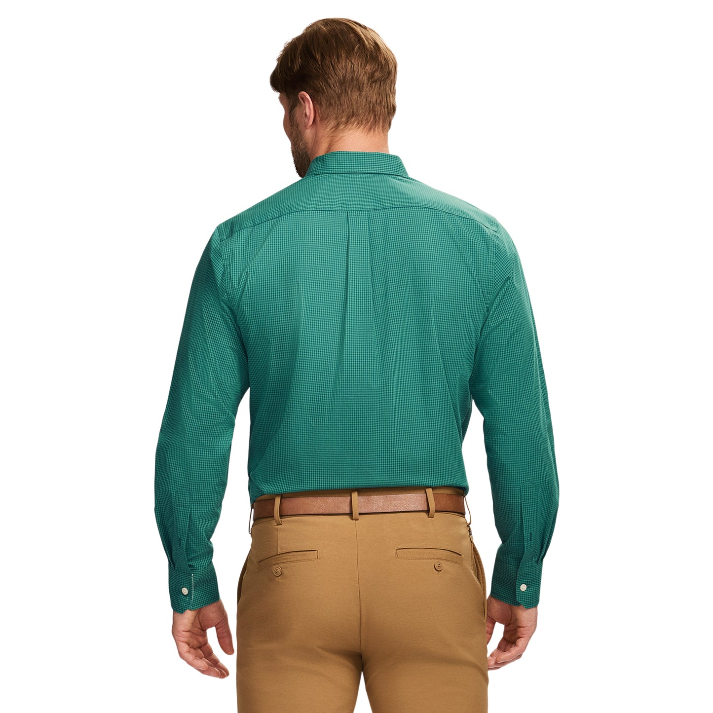 Izod Performance Comfort L/S Shirt - Fir