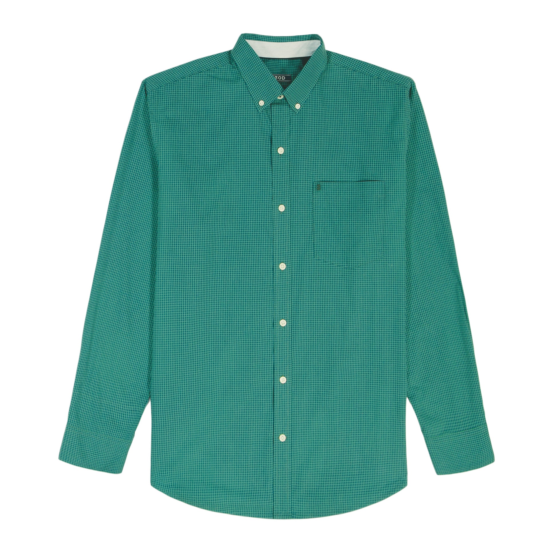 Izod Performance Comfort L/S Shirt - Fir