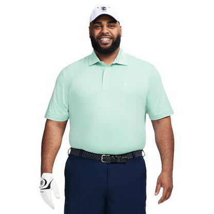 Izod Big & Tall Golf Swingflex Mesh Polo - Limpet Shell
