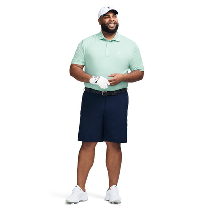 Izod Big & Tall Golf Swingflex Mesh Polo - Limpet Shell