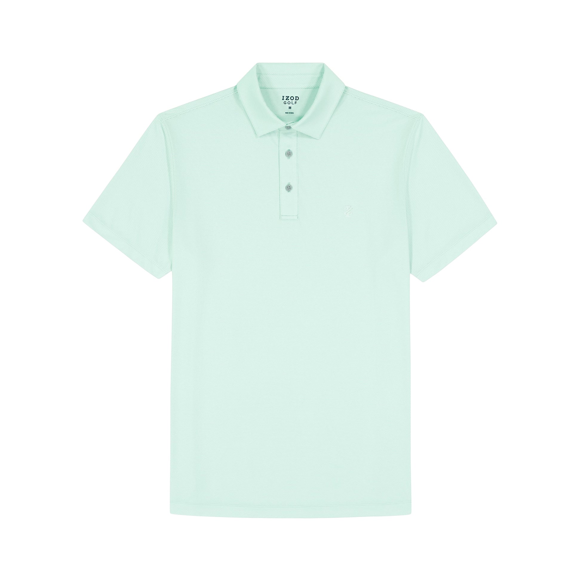 Izod Big & Tall Golf Swingflex Mesh Polo - Limpet Shell