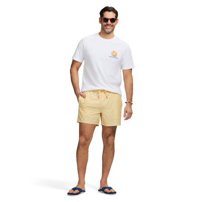 Izod Saltwater Short Sleeve Graphic Tee - Bright White