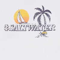 Izod Saltwater Short Sleeve Graphic Tee - Bright White