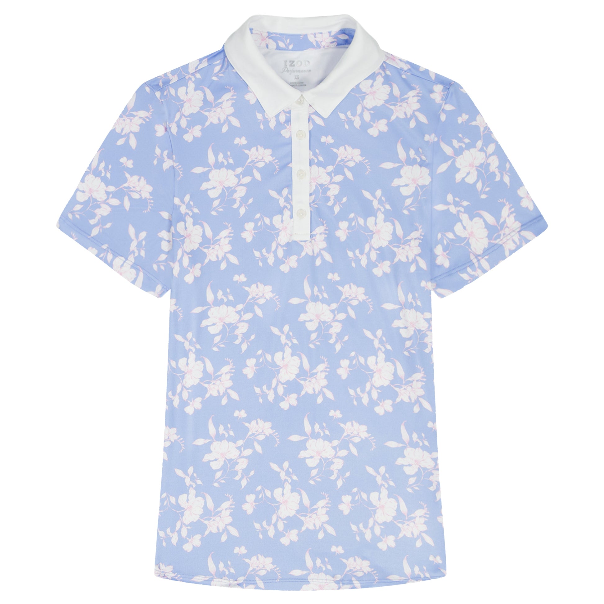 Izod ALLY PRINTED S/S POLO - SERENITY