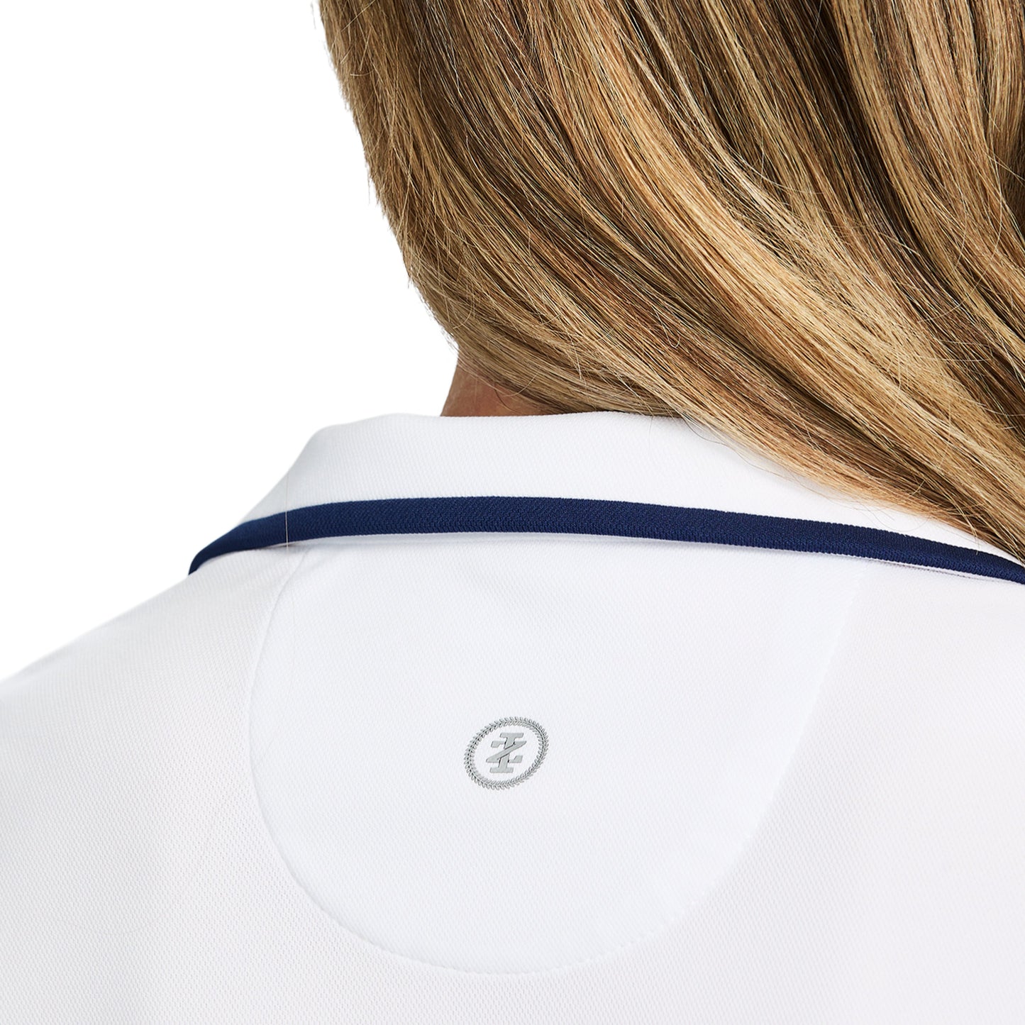 Izod Cydney Johnny Collar Top - Bright White