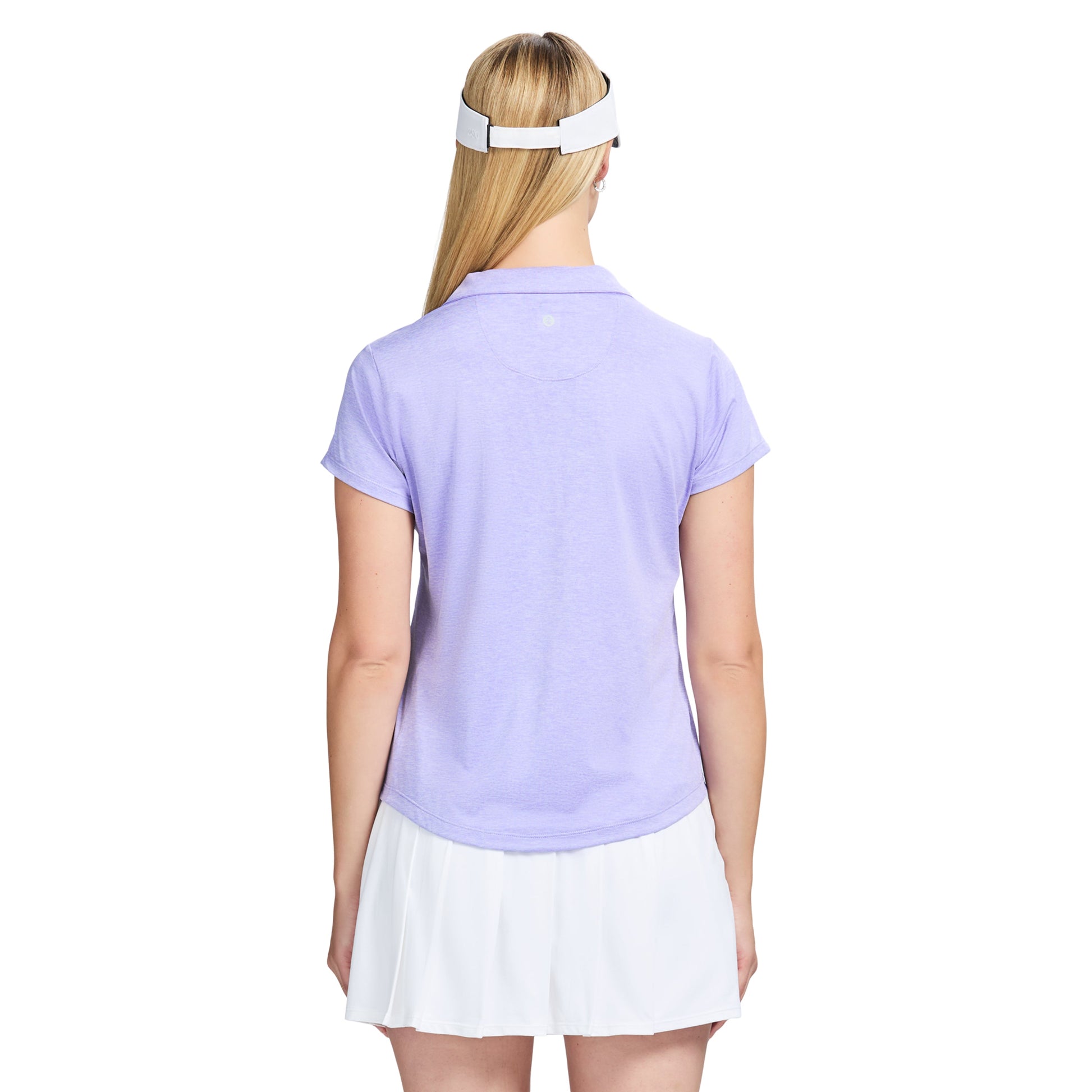 Izod Simone Short Sleeve Polo - Violet Tulip