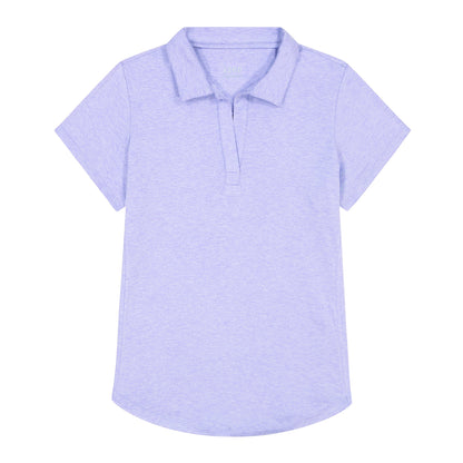 Izod Simone Short Sleeve Polo - Violet Tulip