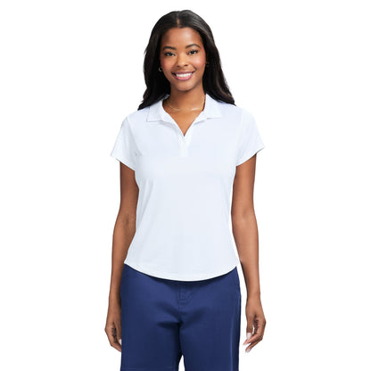 Izod Simone Short Sleeve Polo - Bright White