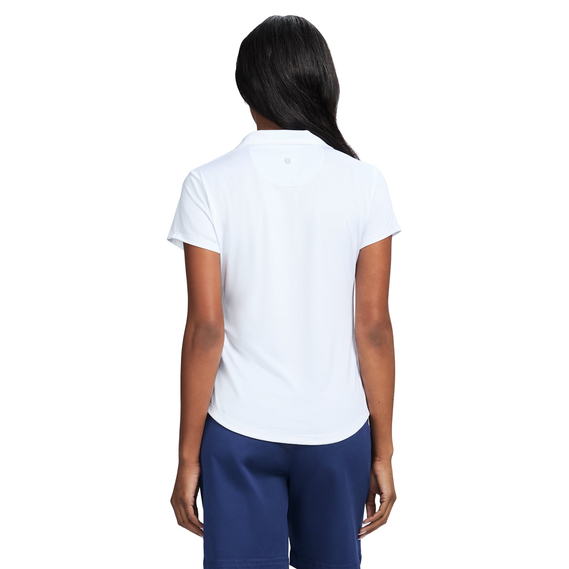 Izod Simone Short Sleeve Polo - Bright White