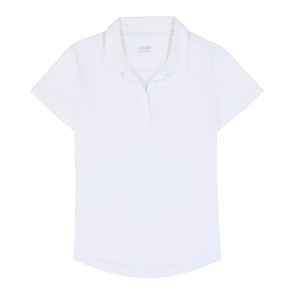 Izod Simone Short Sleeve Polo - Bright White