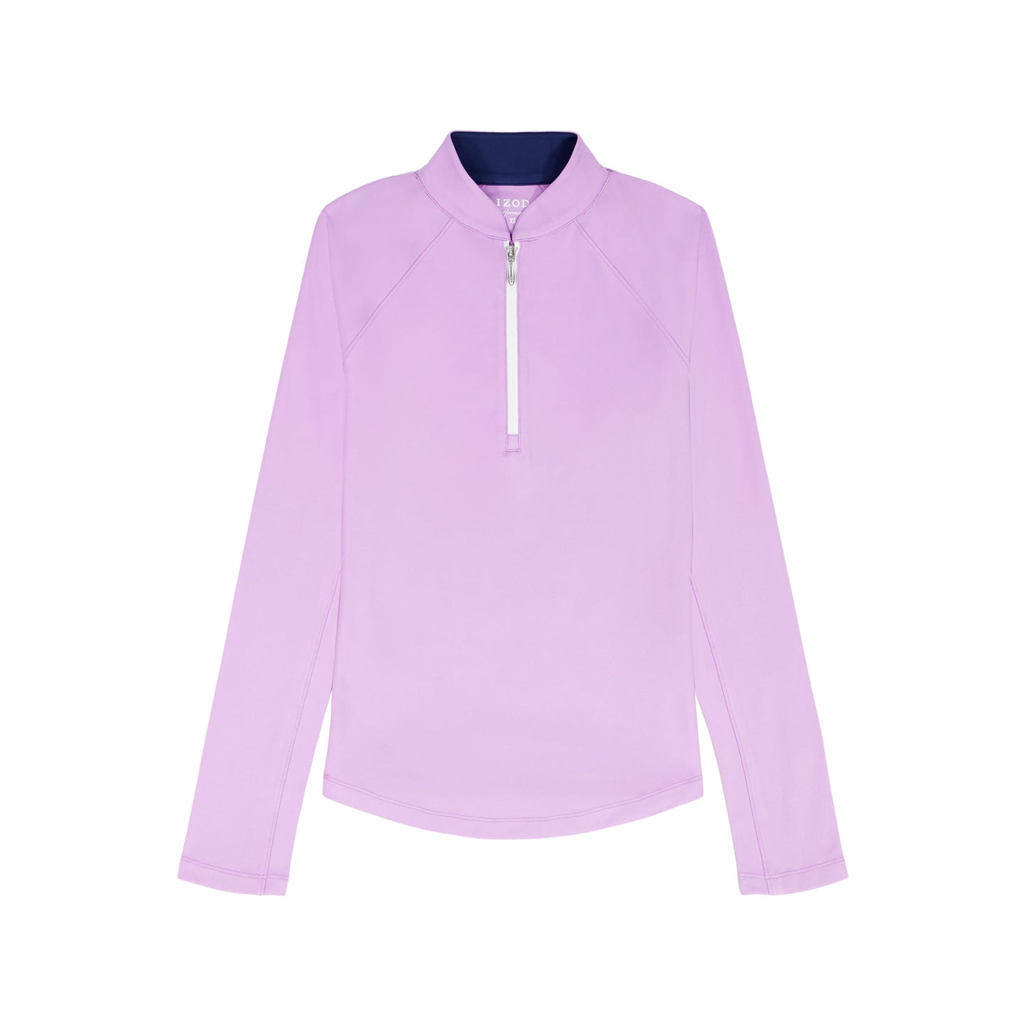 Izod PALOMA 1/4 ZIP PULLOVER - SHEER LILAC