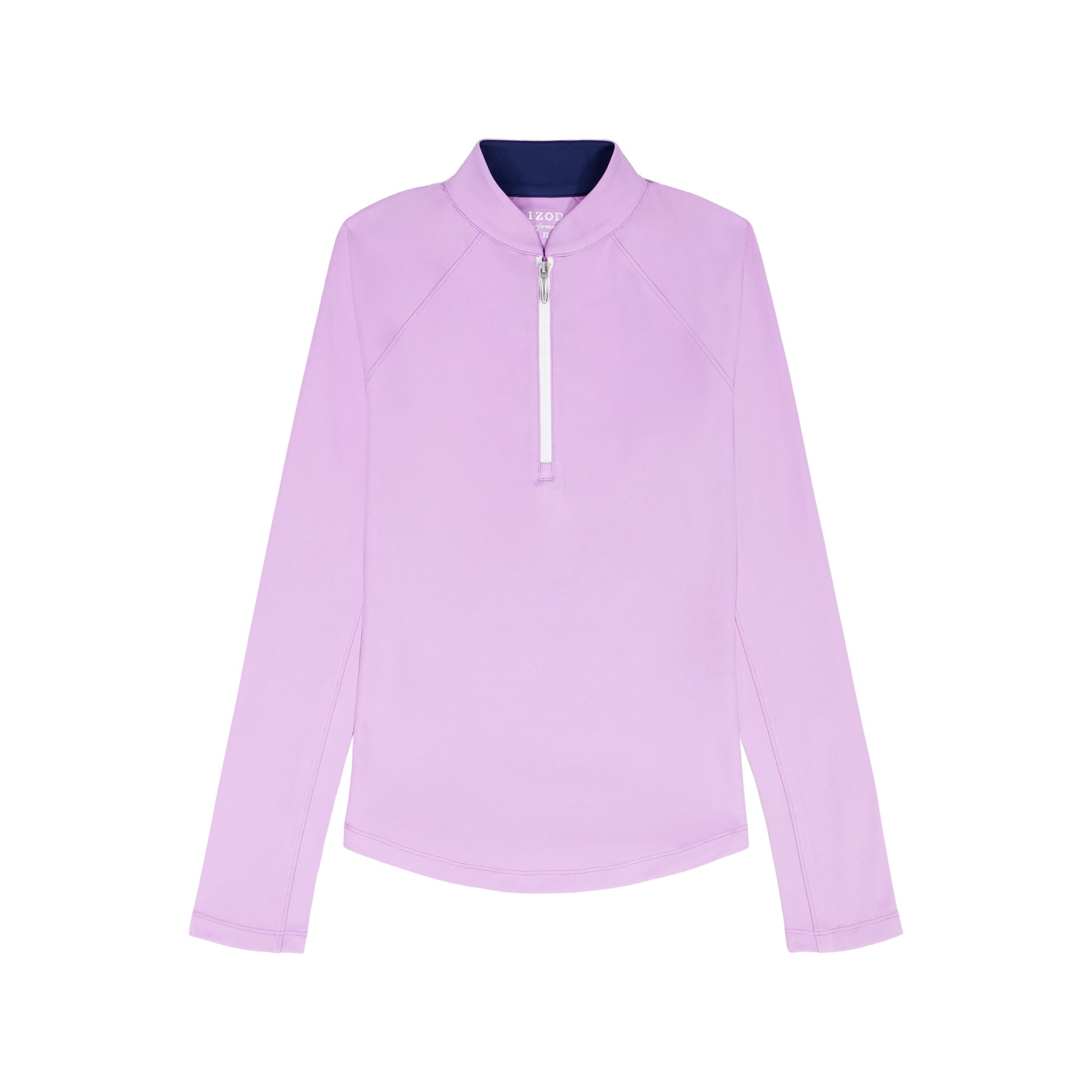 Izod PALOMA 1/4 ZIP PULLOVER - SHEER LILAC