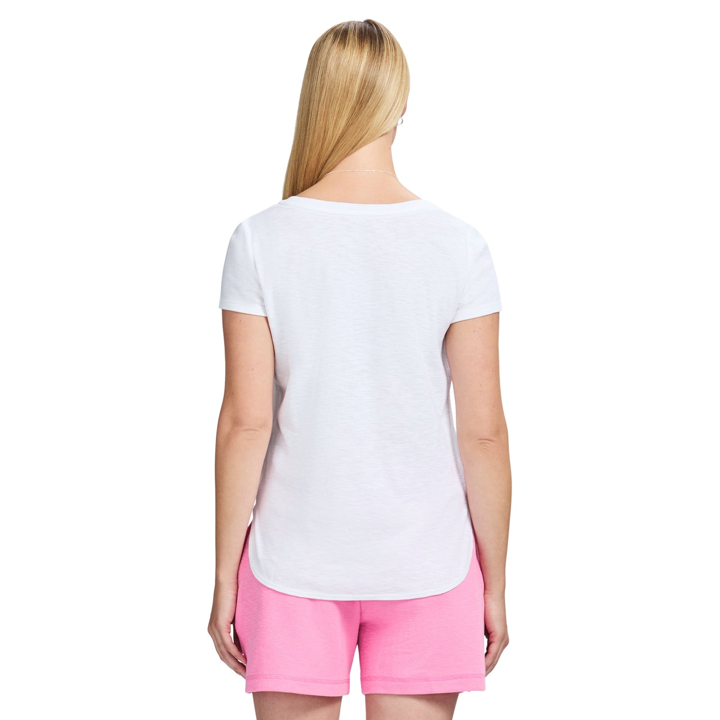 Izod Alex Short Sleeve Slub T-Shirt - Bright White