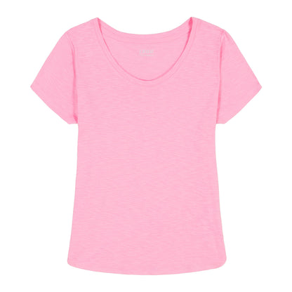 Izod Alex Short Sleeve Slub T-Shirt - Sachet Pink