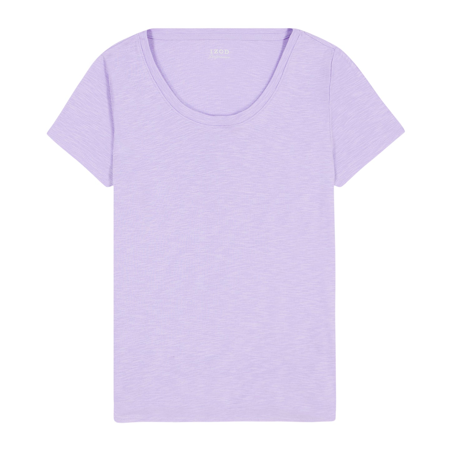 Izod Alex Short Sleeve Slub T-Shirt - Violet Tulip