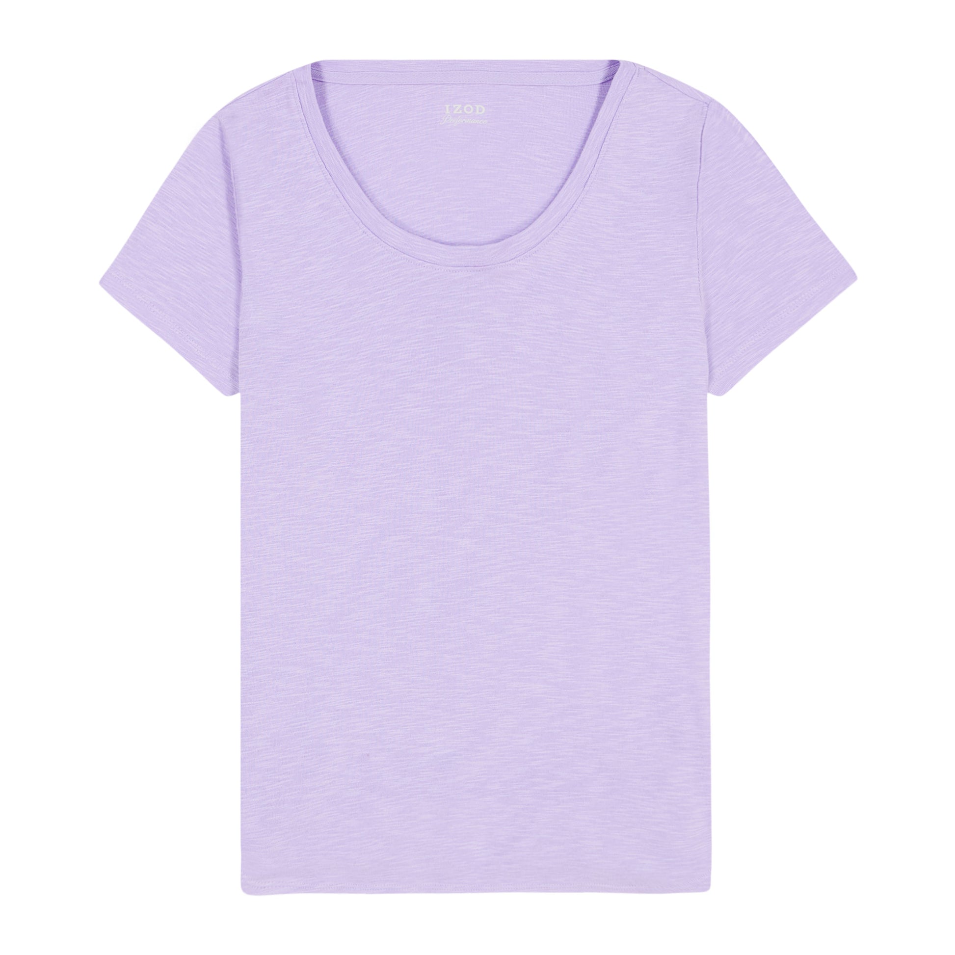 Izod Alex Short Sleeve Slub T-Shirt - Violet Tulip