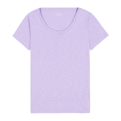 Izod Alex Short Sleeve Slub T-Shirt - Violet Tulip