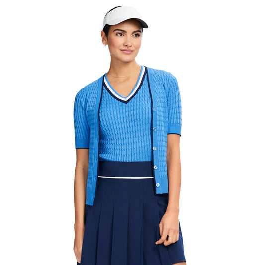 Izod Calista 3/4 Slv Swtr - Little Boy Blue