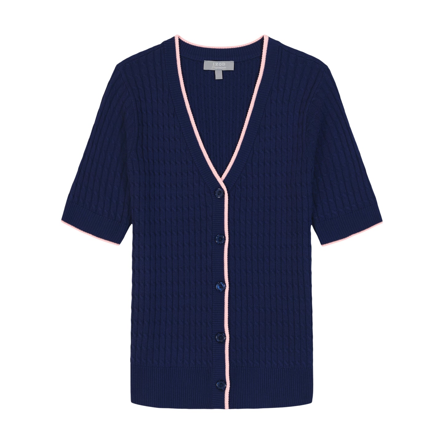 Izod Calista 3/4 Slv Swtr - Medieval Blue