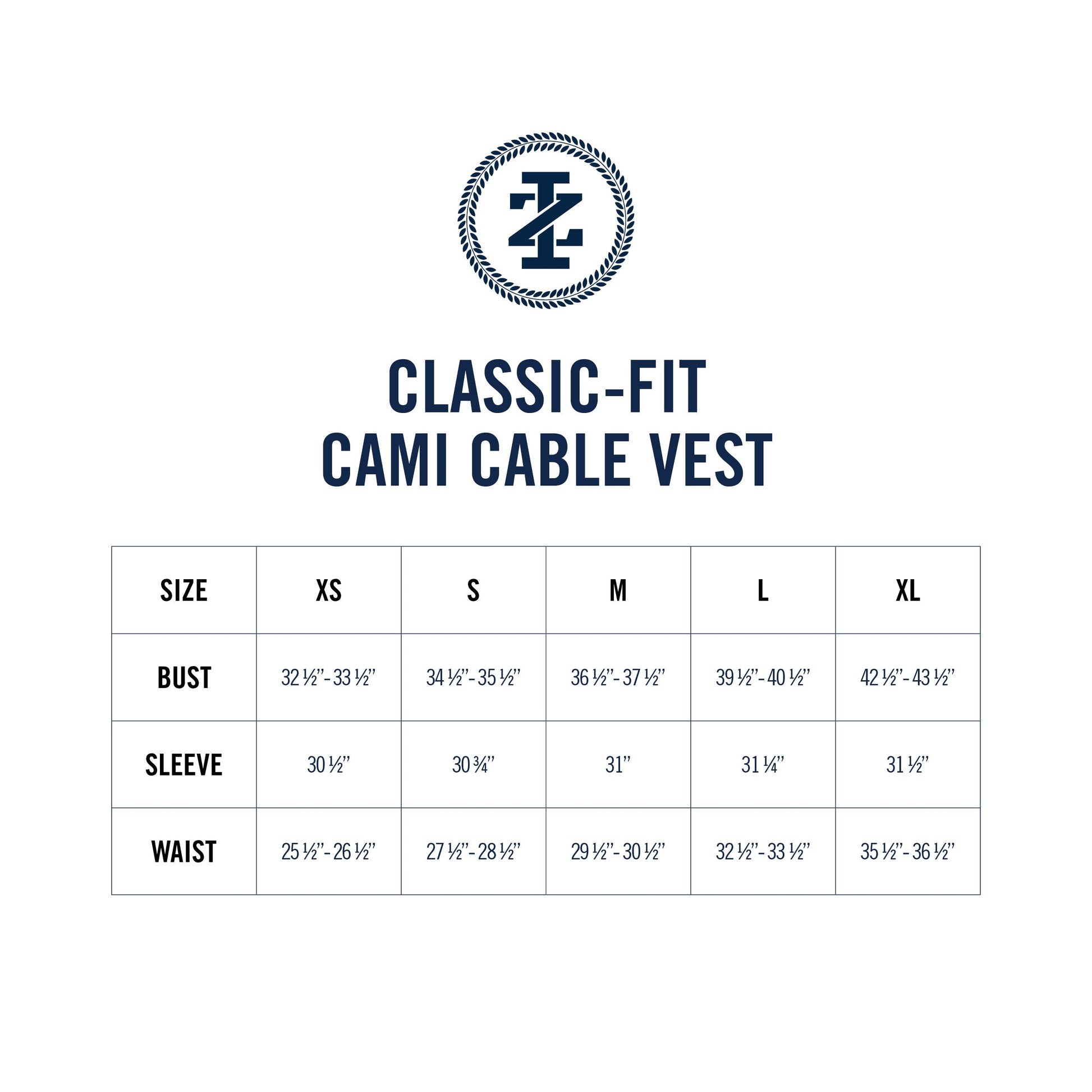 Izod CAMI COLORBLOCK CABLE KNIT VEST - MEDIEVAL BLUE