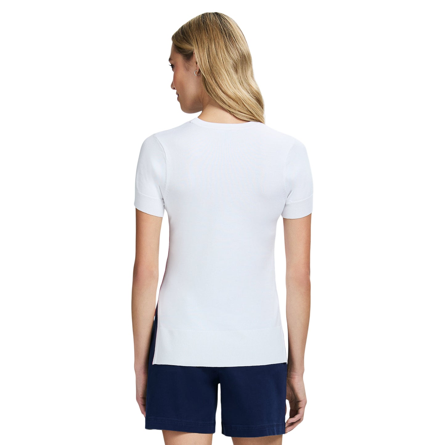 Izod Skylar Ss Crew Swtr - Bright White