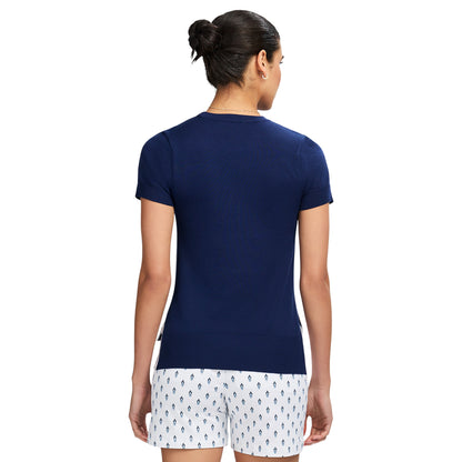 Izod Skylar Ss Crew Swtr - Navy