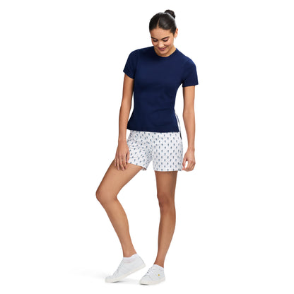 Izod Skylar Ss Crew Swtr - Navy