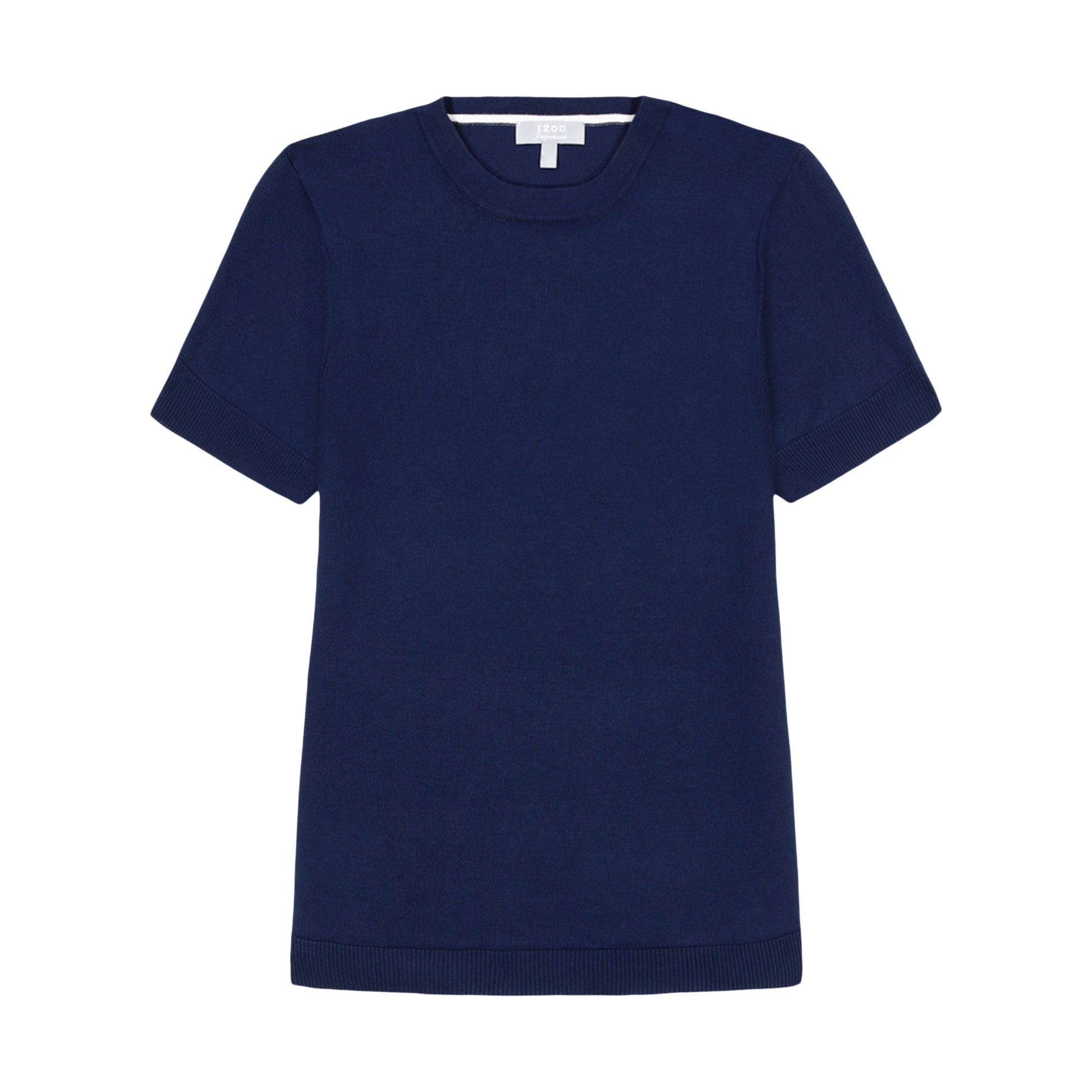Izod Skylar Ss Crew Swtr - Navy
