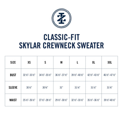 Izod Skylar Ss Crew Swtr - Navy