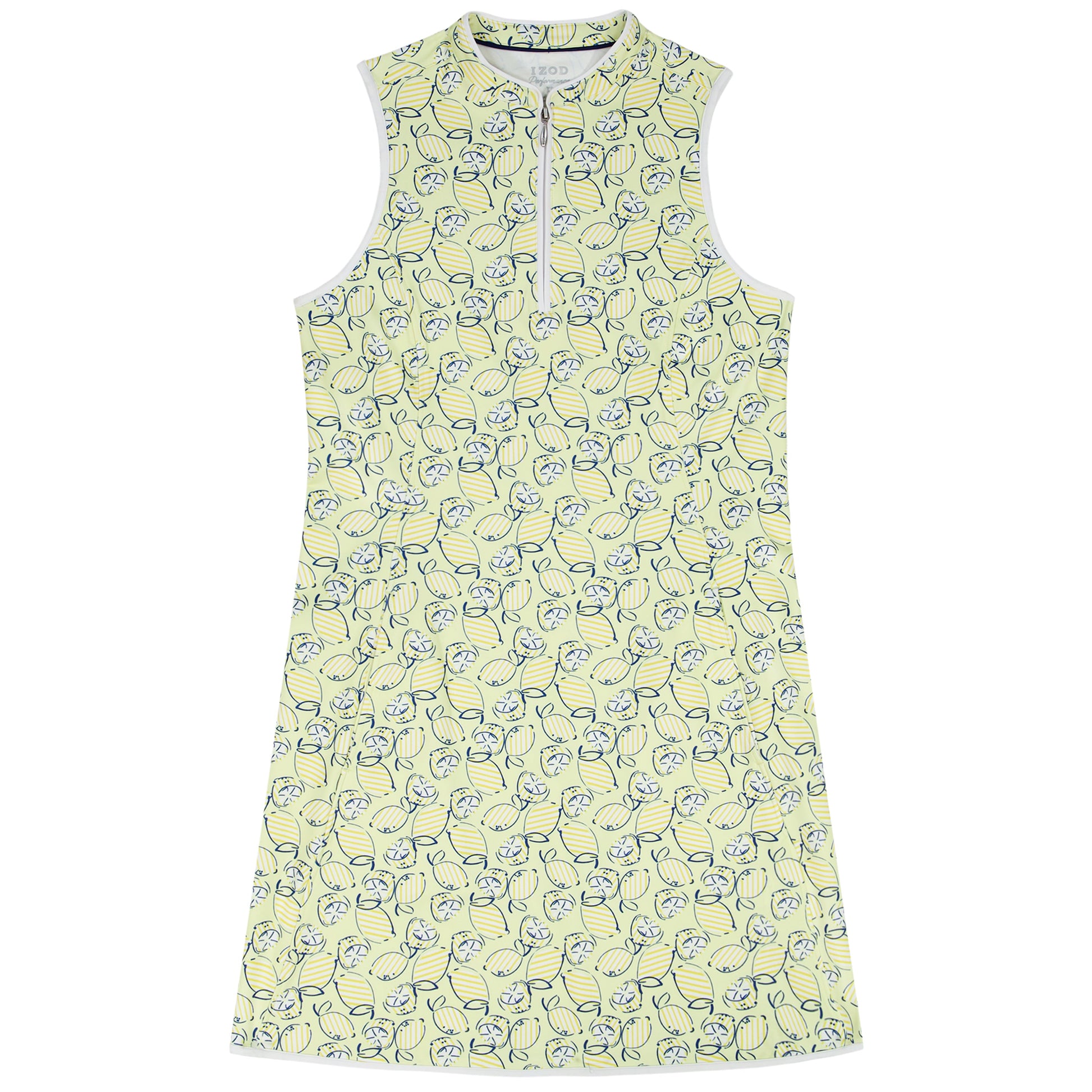 Izod L’ACEY ZIP COURT PRINTED DRESS - YARROW